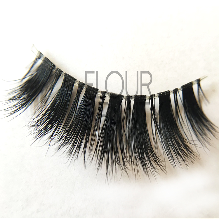 Top quality invisible band mink 3d beauty lash EJ48